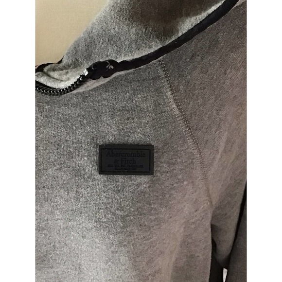 Abercrombie & Fitch quarter zip‎ pullover hoodie women’s large - Picture 3 of 8